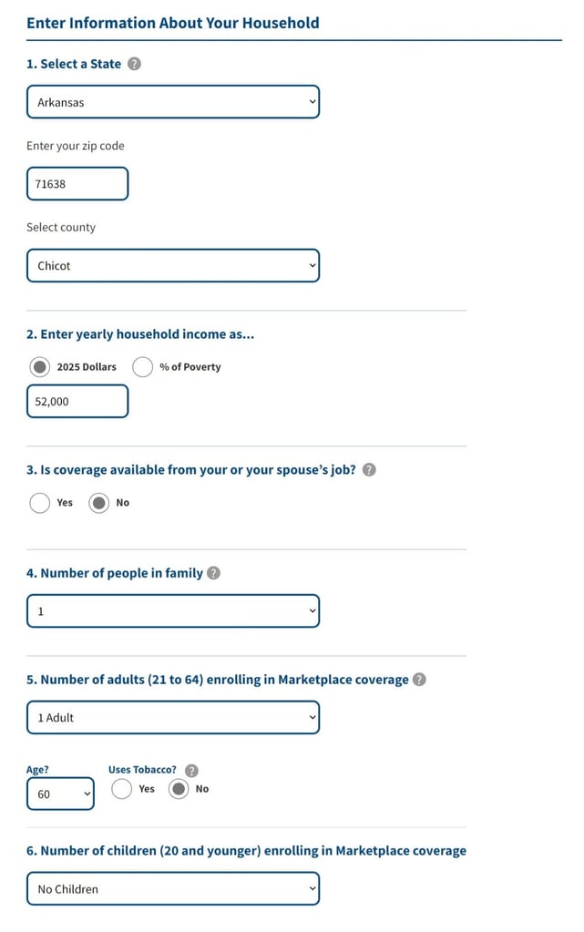 2025 KFF Marketplace Calculator - Arkansas-1