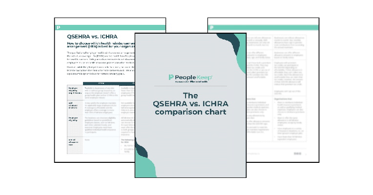 The QSEHRA vs. ICHRA comparison chart preview