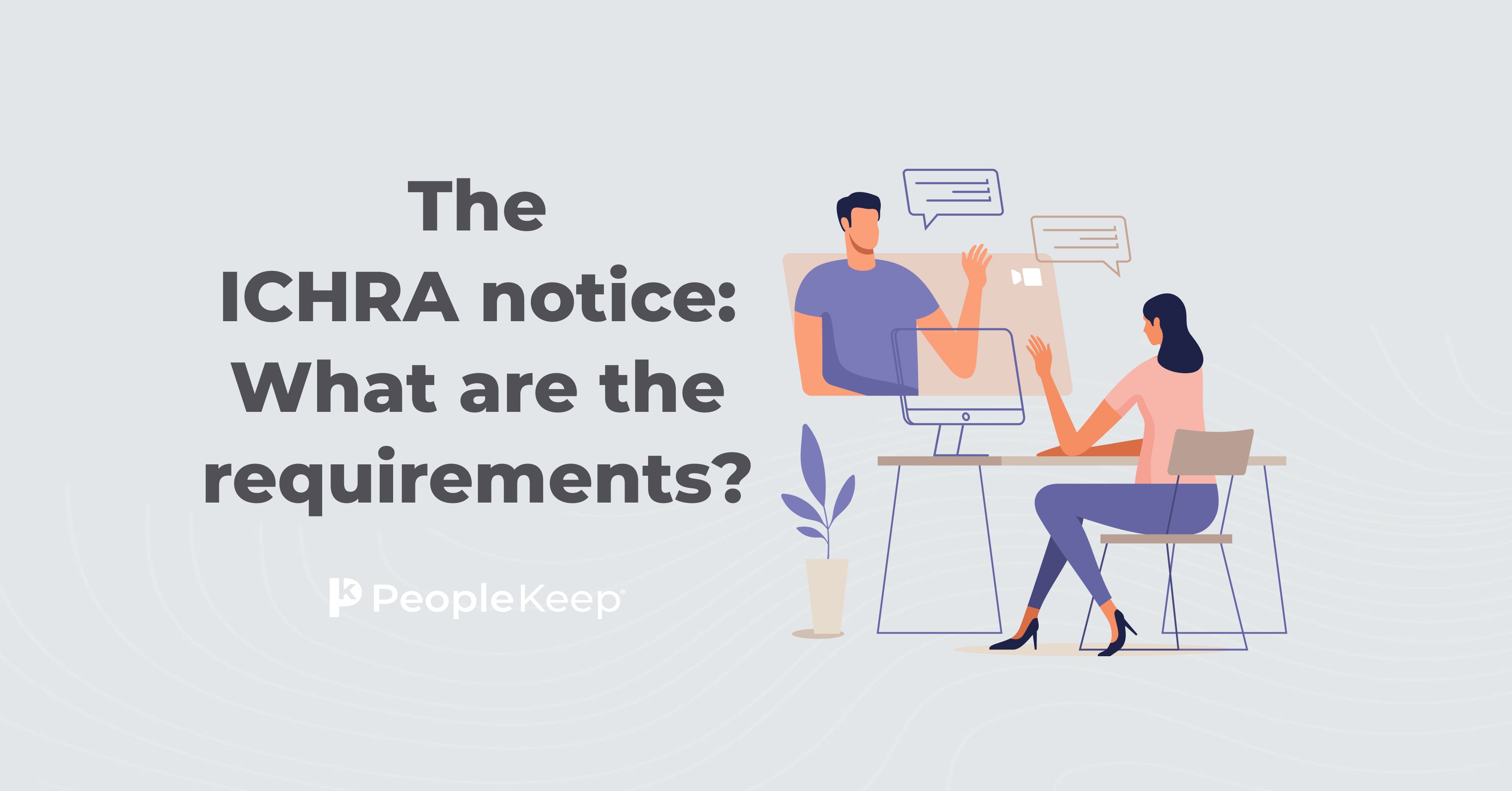 The ICHRA notice: what are the requirements?