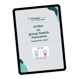 ichra vs group chart ipad