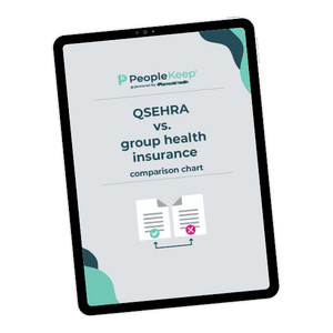 qsehra vs group chart ipad